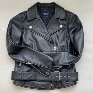 Madewell Ultimate Leather Motorcycle Jacket XS